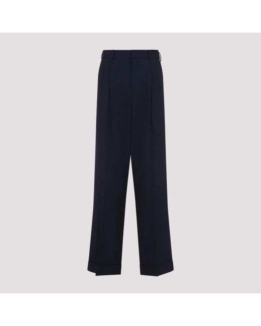 Casablanca Blue Wool Pant for men