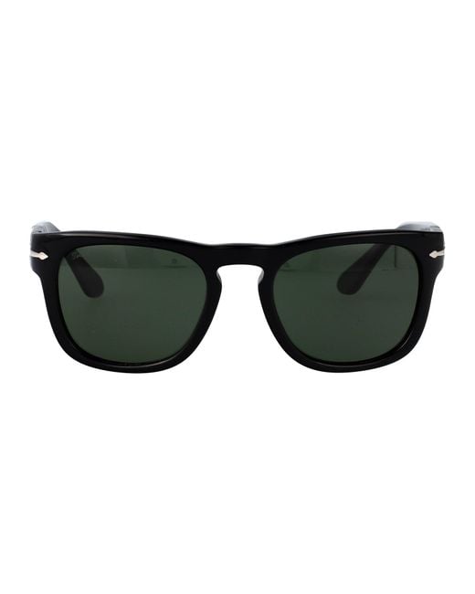 Persol Black Acetate Sunglasses