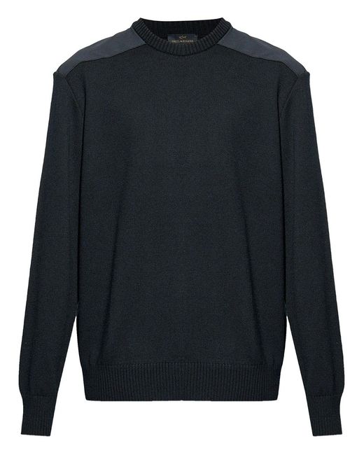 Paul & Shark Blue Paul & Shark Maglia for men