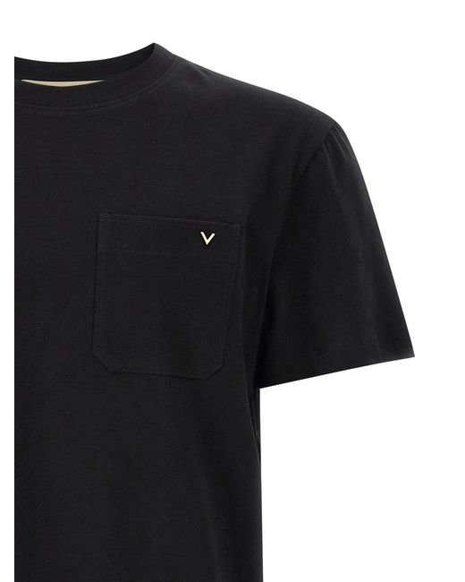 Valentino Garavani Black T-Shirt for men
