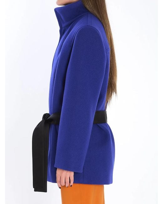 Saint Laurent Blue Wool Jacket