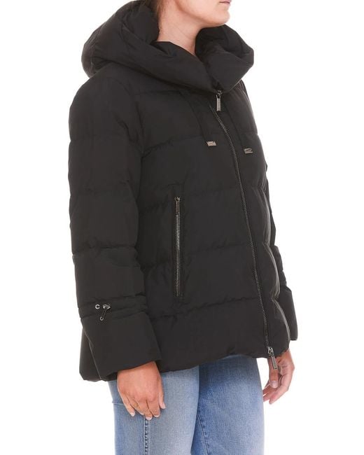 Moorer Black Padded Jacket