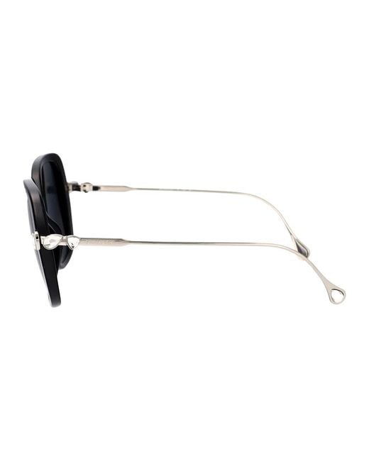 Swarovski Black Acetate Sunglasses