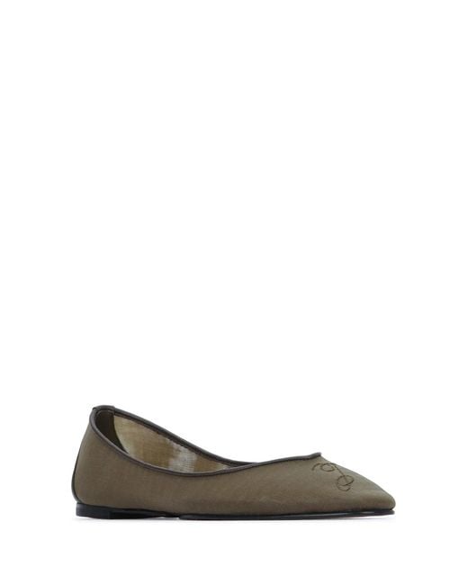 Jacquemus Brown Les Ballerines Ovalo