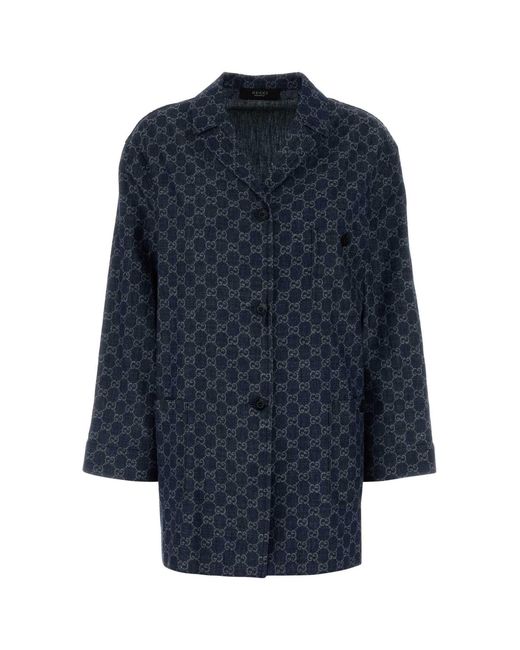 Gucci Blue Dark Shirt