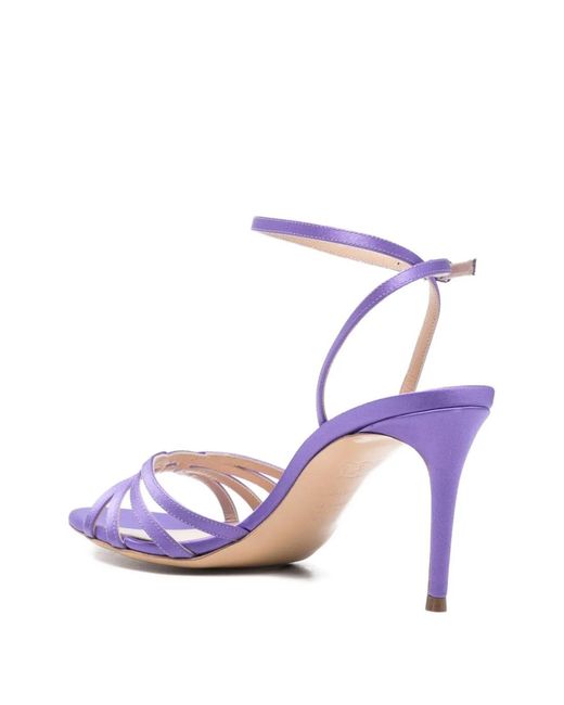 Casadei White Julia Heel Sandals
