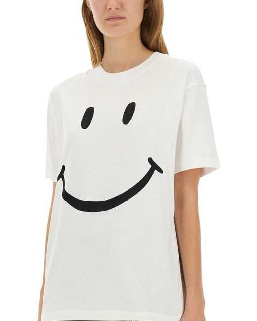 Moschino White "Smiley" T-Shirt