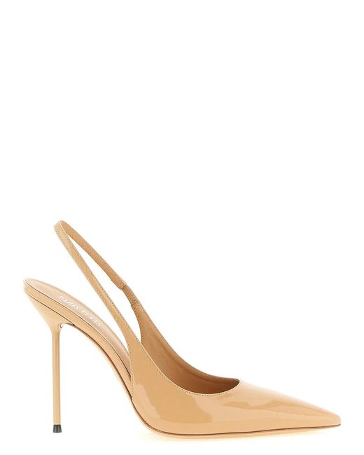 Paris Texas Natural 'Lidia' Slingback