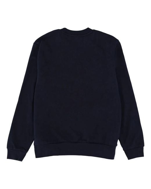 Lacoste Blue Fleece Sweatshirt With Logo for men
