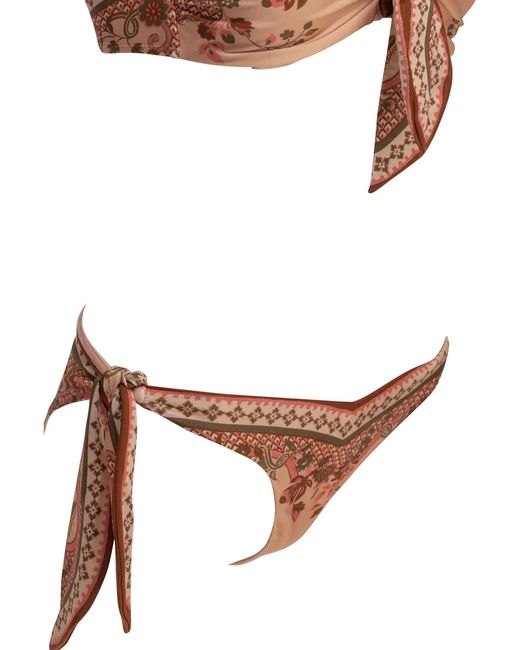 Zimmermann Brown "Aster" Bikini