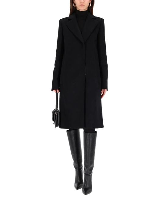 Sportmax Black Coat "Ala"