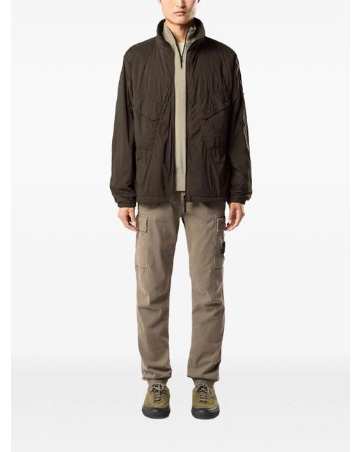 Stone Island Gray Organic Cotton Joggers for men