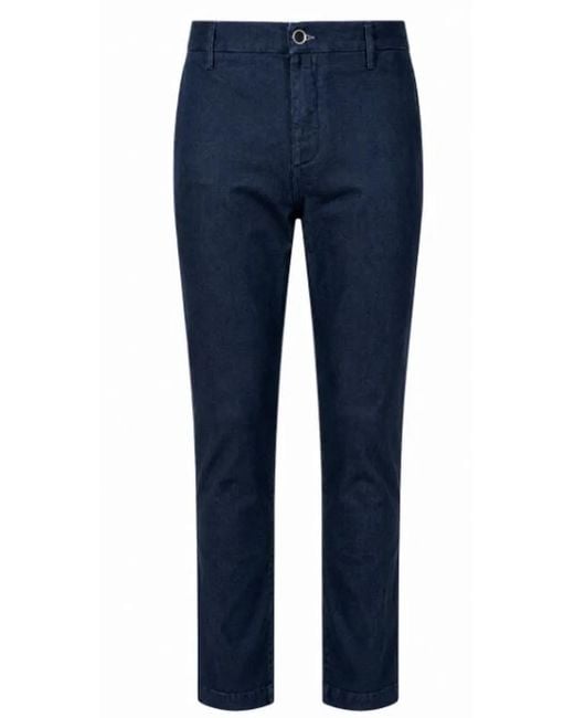 Jacob Cohen Blue Dark Cotton Jeans for men