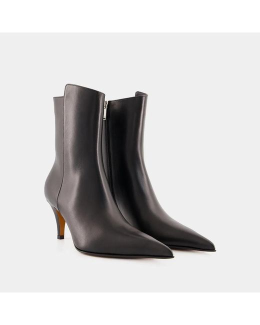McQueen Black Australian Ankle Boots