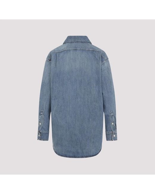 Miu Miu Blue Denim Shirt