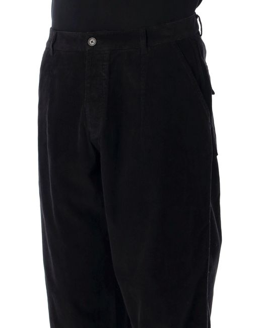 Universal Works Black Grad Chino Trousers for men