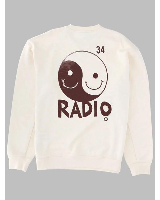 Paul Smith Natural Organic Cotton Crewneck Sweatshirt for men