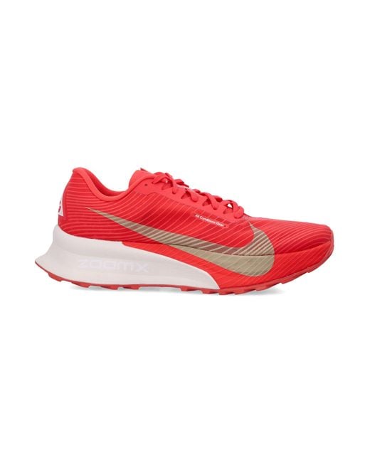 Nike Red Acg Ultrafly Trail Shoes for men