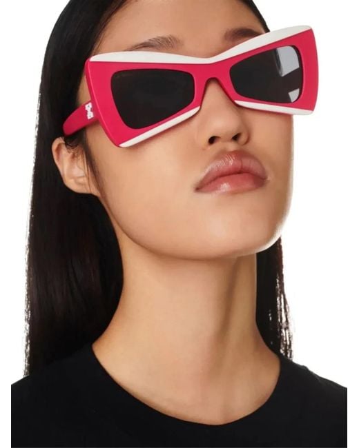 Off-White c/o Virgil Abloh Pink Nashville Cat-Eye Sunglasses