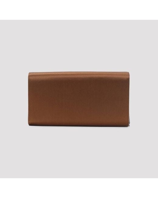 Roger Vivier Brown Dragonfly Flow Clutch Bag