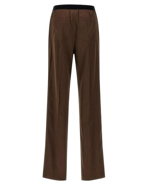 Tom Ford Brown Silk Pants