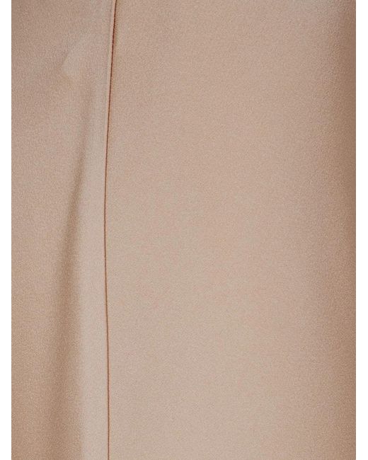 Blumarine Natural Enver Satin Skirt