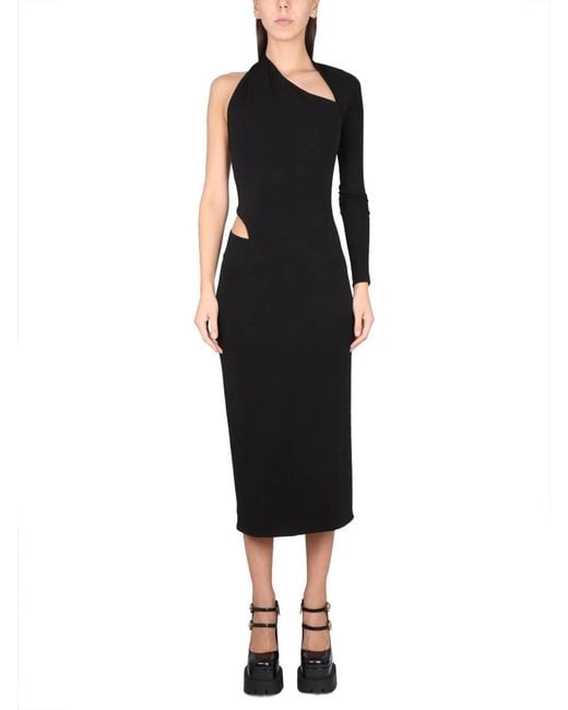 Versace Black Jersey Dress