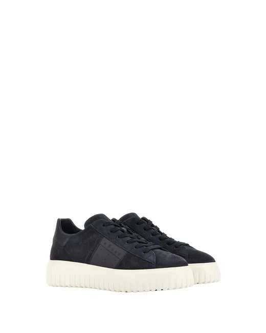 Hogan Blue Suede Sneakers for men