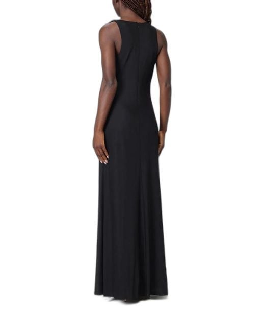 Ralph Lauren Black "Elkanah" Sleeveless Gown Dress