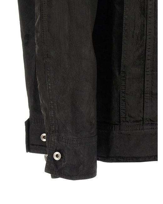 Rick Owens Black 'Jumbo Worker' Jacket for men