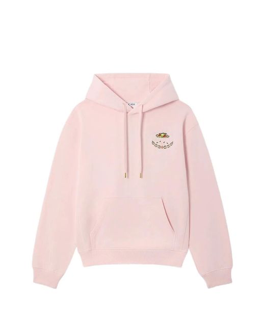 Casablanca Pink Laduree Hooded Sweatshirt for men