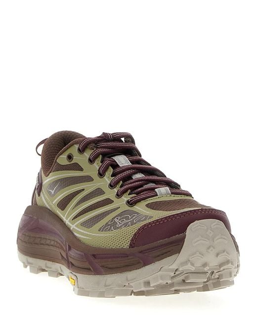Hoka One One Green 'Mafate Speed 2' Sneakers