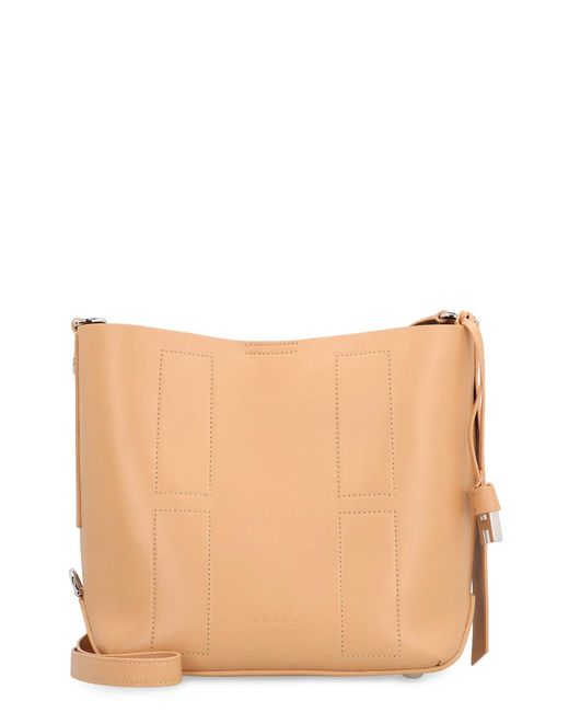 Hogan Brown Hocket Piccola Hobo Bag
