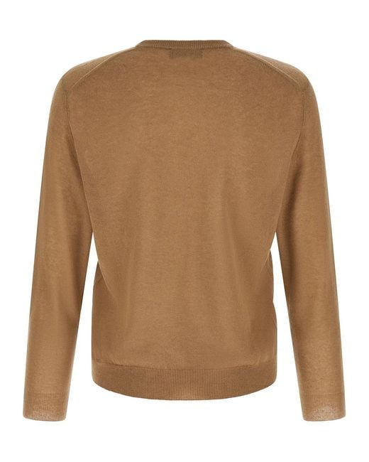 Zanone Brown 'Giro' Sweater for men