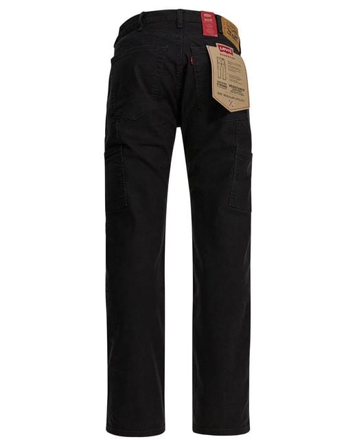 Levi's Black Cotton Jeans for men
