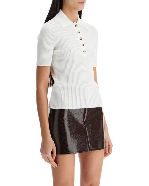 Courreges White Courregès Signature Polo