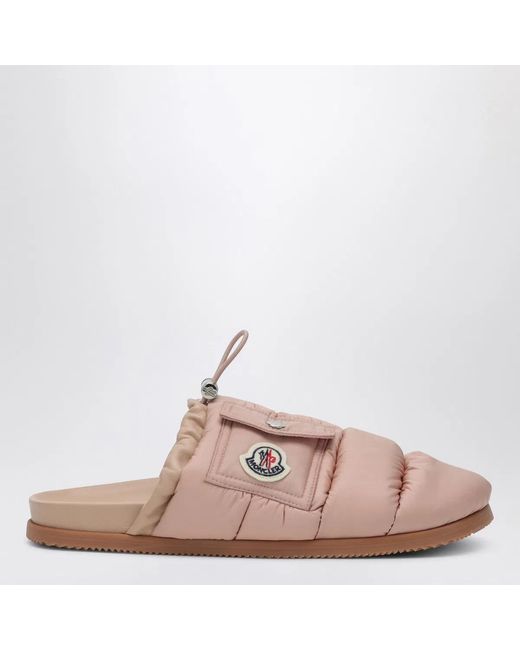 Moncler Pink Nylon Mule Mon Pocket