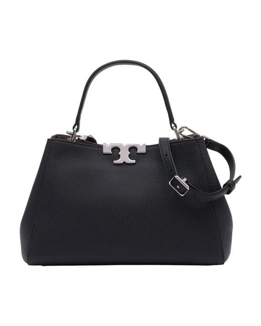 Tory Burch Black Eleanor Medium Leathert Handbag