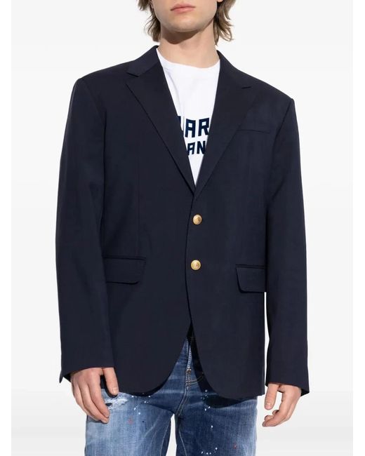 DSquared² Blue Jacket for men