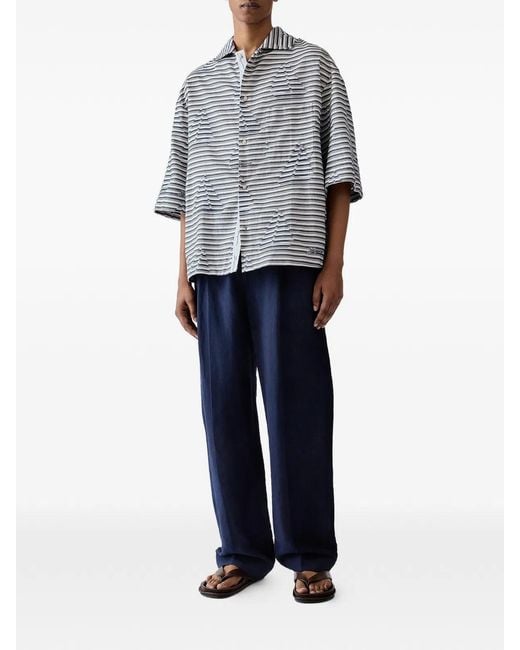 Jacquemus Blue La Chemise Plage for men