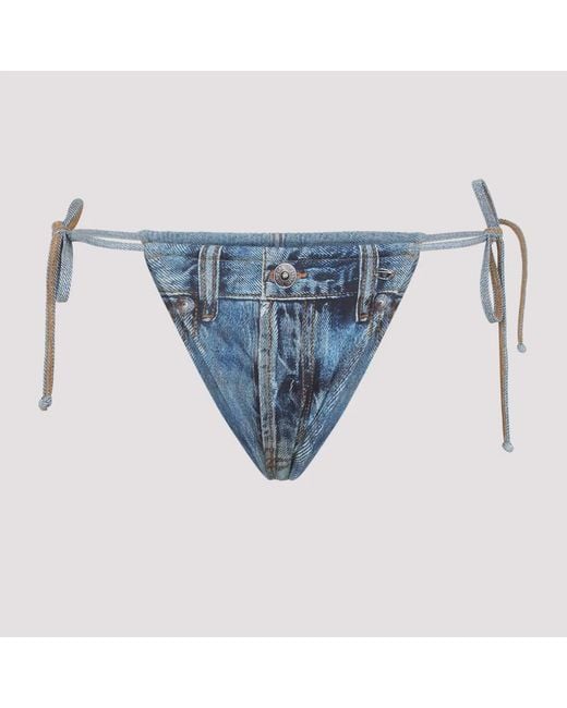 DIESEL Blue Bikini Bottom
