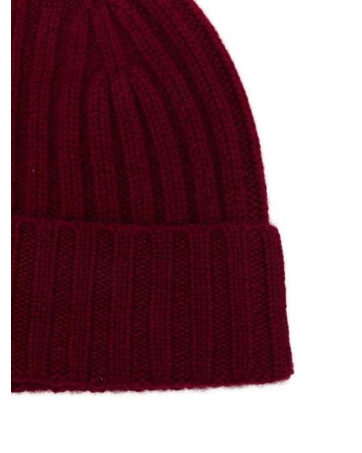 Be You Red Cashmere Beanie