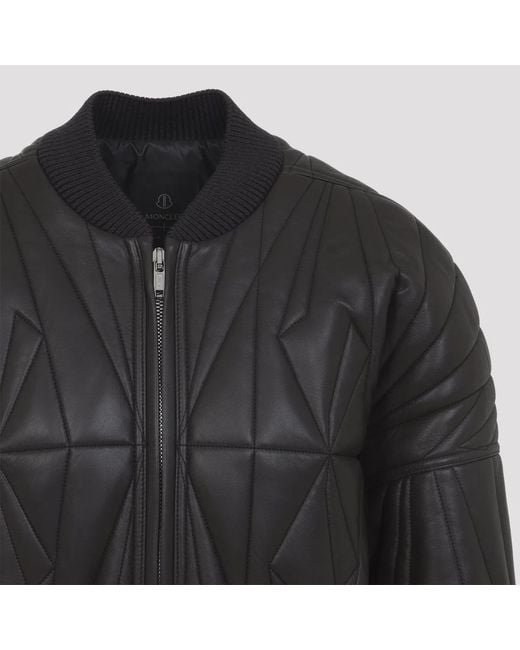 Moncler Black Dark Geocamo Cropped Jacket