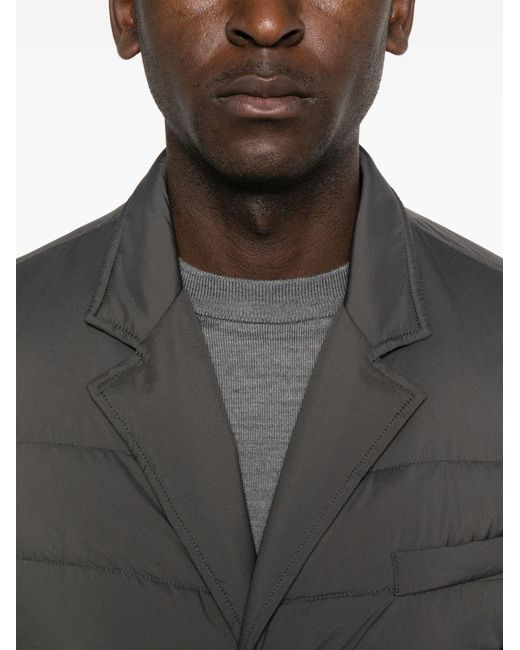 Herno Gray La Giacca Down Jacket for men