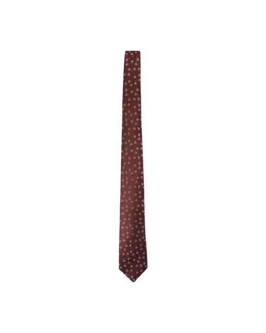 Kiton Purple Silk Tie for men