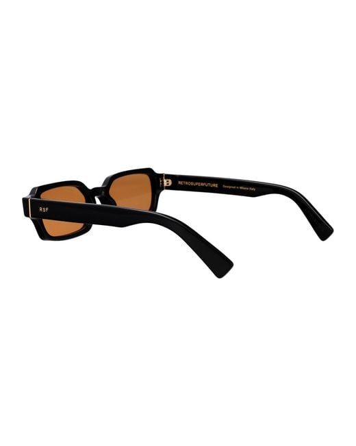 Retrosuperfuture Brown Acetate Sunglasses