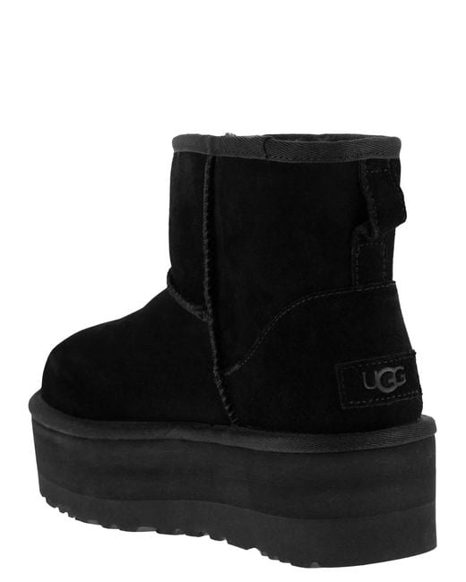 Ugg Black Classic Mini Platform