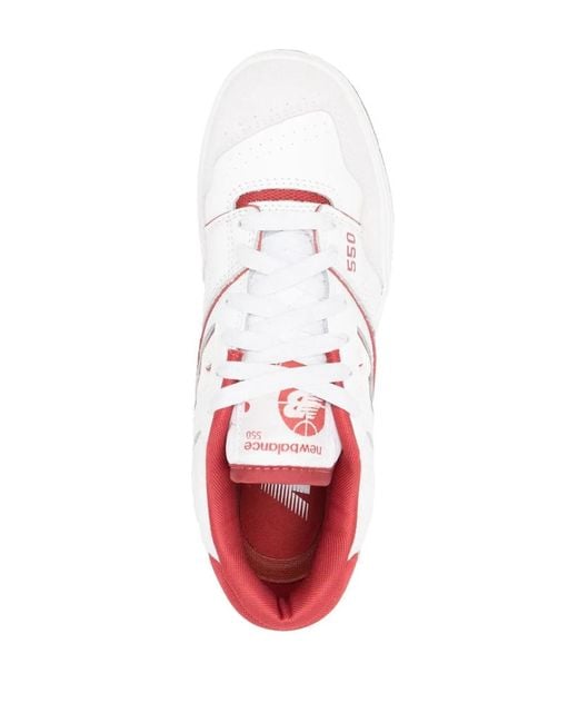 New Balance White Sneaker 550