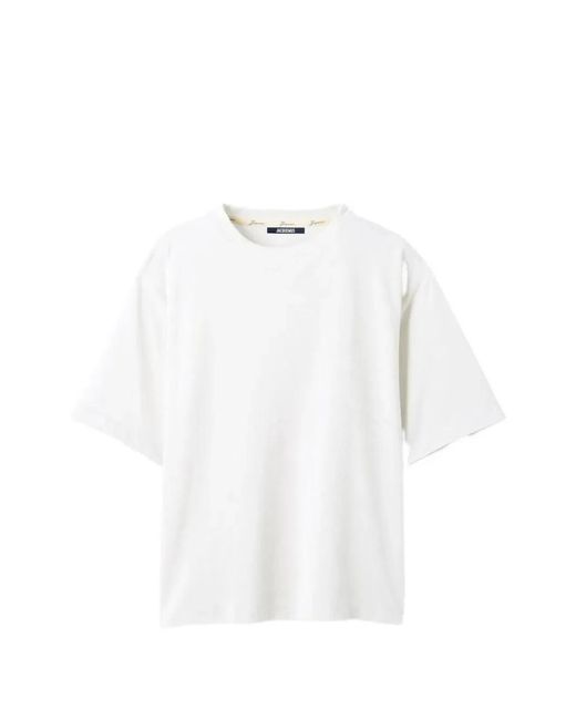 Jacquemus White "Le Tshirt Ventadou" Oversized T-Shirt
