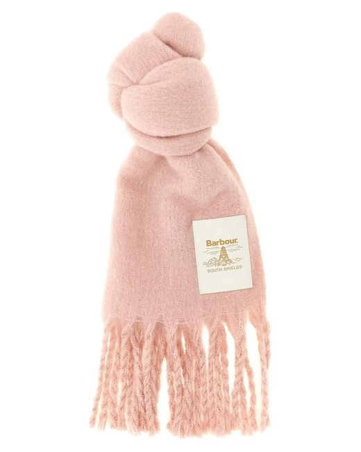 Barbour Pink 'Ellison' Scarf